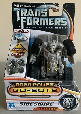 Transformers Dark of The Moon Robo Power Go-Bots SIDESWIPE Autobot Figure 2010 - Image 1 of 4