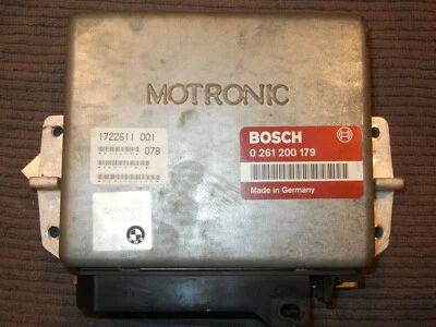 Computadora ECU 89 BMW 635 CSI Bosch Motronic 0261200179 W1 Foto 1 de 4