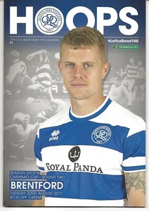 Football Programme QPR v BRENTFORD Aug 2017 FLC - Picture 1 of 1