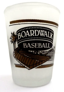 BOARDWALK AND BÉISBOL FLORIDA SHOT VIDRIO DE COLECCIÓN PARQUE TEMÁTICO RECUERDO ESMERILADO - Imagen 1 de 7