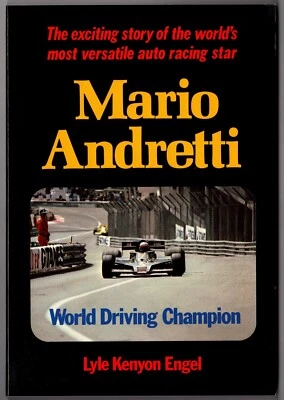 马里奥·安德里蒂世界驾驶冠军 1979 年软封面书 LYLE KENYON ENGEL — 第 1/2 张图片