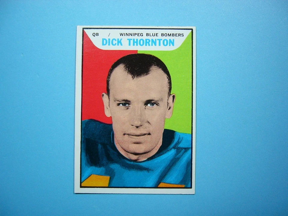 1965 TOPPS CFL FOOTBALL CARD #129 ROGER SAVOIE EX/NM SHARP!! '65 TOPPS - Image 1 of 2