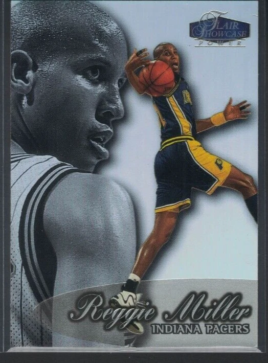 Flair Showcase Reggie Miller #31 Row 3 Pacers 1998-1999 Foto 1 de 1