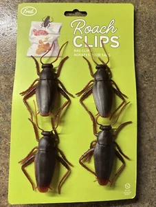 Fred Roach Clips Cockroach Bag Closers Clips Gag Gift Bugs New Never Used - Picture 1 of 2