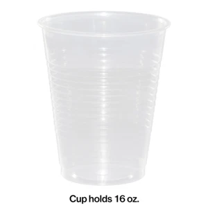 Premium Plastic Cups, 16 oz, 20 count - Picture 1 of 12
