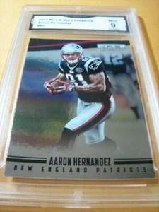 AARON HERNANDEZ PATRIOTS 2012 ROOKIES & STARS LONGEVITY # 87 CALIFICADO 9 L@@K - Imagen 1 de 2