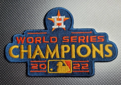 Houston Astros GOLD World Series 2022 Champions PATCH Baseball Jersey Patch Cover