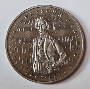 BRD 5 DM 1984 J, Zum 175. Geburtstag von Mendelsohn -Bartholdy, bankfrisch - Bild 1 von 2