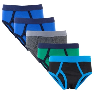 5Pcs Kids Boys Panties Underwear Soft Cotton Triangle Underpants Briefs 2-12T - image 1 of 4