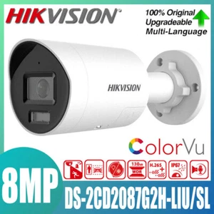 Hikvision DS-2CD2087G2H-LIU/SL 8MP ColorVu Bullet IP Camera Two-Way Audio IP67 - Picture 1 of 10