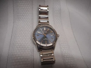 Vintage Pulsar Watch Men Silver Tone Day Date VX42-X324 New Battery 140766 - Picture 1 of 8