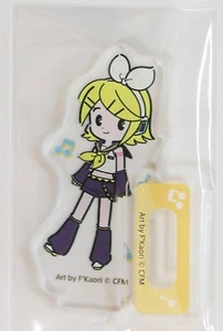 Hatsune Miku Petite Series Mini Acrylic Stand Figure Kagamine Rin Synapse Japan - Picture 1 of 4