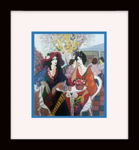 PATRICIA GOVEZENSKY • 'Tea Time' • Professionally Framed Art Print - Picture 1 of 2