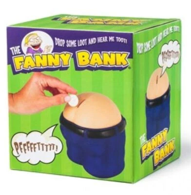 Fanny Piggy Butt Bank ~ The Fart Poop Machine Bank ~ GaG Broma Novedad Broma Juguete Foto 1 de 3