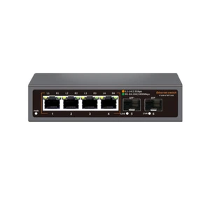 2.5gbps Ethernet Switch 4 Port 2500mbps Network Switcher 2 Port 10g Sfp+ Slot Ho - Photo 1/11