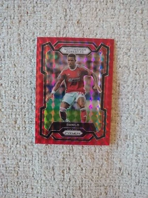 2023-24 Prizm Premier League Red Prizm Danilo #240 Red Mosiac - Image 1 of 2