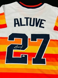 Jose Altuve Houston Astros Signed Baseball Jersey COA - Picture 1 of 8
