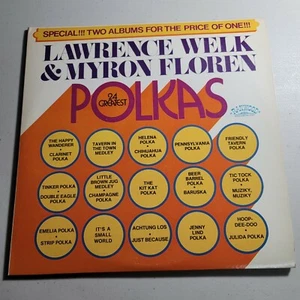 Lawrence Welk And Myron Floren 24 Of The World's Greatest Polkas Double LP - VG - Picture 1 of 12