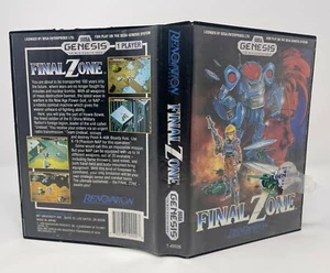 Final Zone - GAME AND CASE BUNDLE Renovation Sega Genesis Arcade Shooter - SGS10 - Picture 1 of 4