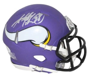 Adrian Peterson Autographed Minnesota Vikings Speed Mini Helmet BAS 30655 - Picture 1 of 1