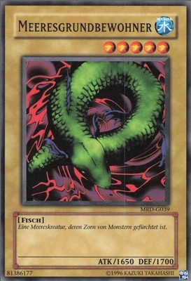 YuGiOh Meeresgrundbewohner (V.1) MRD-DE039 Common Excellent 1st - Bild 1 von 2