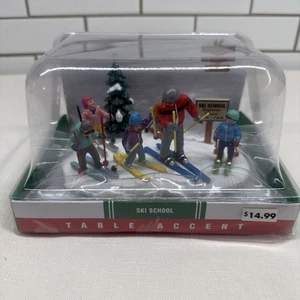 LEMAX Coventry Cove SKI SCHOOL No. 73323 Christmas Village Skiing - Picture 1 of 3