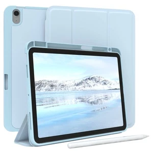 Smart Cover na Apple iPad Air 11 Etui Uchwyt na długopis Tablet Niebieski - Zdjęcie 1 z 7
