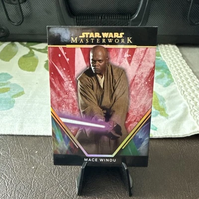 2024 Topps Star Wars Masterwork Mace Windu Red /25   - Image 1 of 2