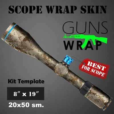 Camo Vinyl Sticker Guns Scope Decal Skin Wrap AOR - Image 1 of 3