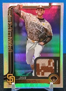 Joe Musgrove Camo Jersey Relic 2025 Topps Series 2 #385 Rainbow Foil Game Used  - Picture 1 of 11