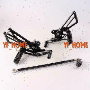 Einstellbare hintere Satz Fußrasten Fußstütze für Kawasaki Ninja ZX14R 2006-2011 - Bild 1 von 8