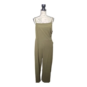 Leani Jumpsuit Damen olivgrün Größe XL mit Taschen - Bild 1 von 6
