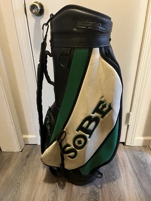 Bolsa de Club de Golf Burton SOBE Logo Bordado Iguana Negro Verde Blanco LEER Foto 1 de 4