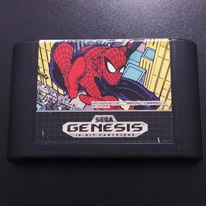 Marvel's Spider-Man Sega Genesis 1991 Action & Adventure Cartridge Only - Bild 1 von 5