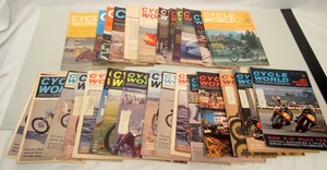 KONVOLUT 28 VINTAGE 1962 CYCLE WORLD MOTORRAD ZEITSCHRIFTEN - SEHR GUTE CO (EZS003172) - Bild 1 von 12