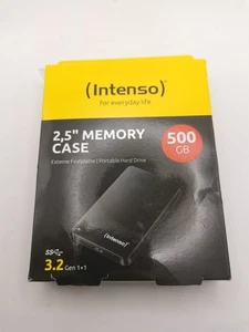 Intenso 500 GB Ext. Festplatte Memory Case USB 3.0 2,5" Schwarz - Bild 1 von 1