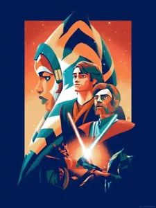 Star Wars Ahsoka Anakin Obi-Wan The Clone Wars Kunst Danny Haas Sieg und Niederlage - Bild 1 von 1