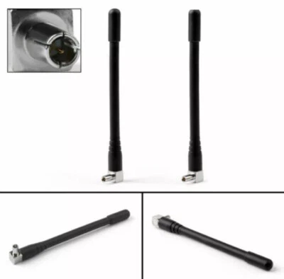 2x 4G LTE TS9 Male Antenna Booster Connector 3dBi WIFI Router Wireless Aerial - Image 1 of 4