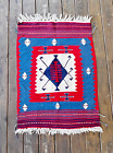 Vtg Native Hand Woven Tassel Horse Mule Donkey Saddle Blanket Caparison Pad Rug