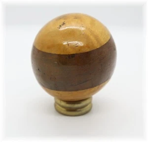 Handcrafted Vintage Wooden Carpet Ball 6.5 cm - Picture 1 of 6