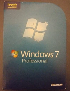 Microsoft Windows 7 Professional Upgrade 32 Bit & 64 Bit DVD MS WIN PRO with KEY - Picture 1 of 4