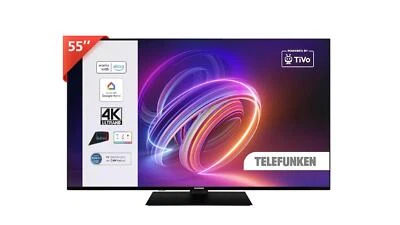 Telefunken Smart TV 55 Pollici LED 4K UHD HDR10 sistema TiVo - TE55750B46I2P - Immagine 1 di 4