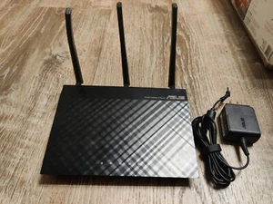 ASUS RT-N66R Double 450Mbps Dual Band N Router NOTE MELTED HOUSING - Picture 1 of 4