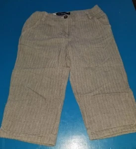 Mini Boden girls stretch gray denim capri cropped deck beach pants size 13y - Picture 1 of 3