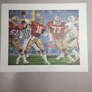 Joe Montana Poster Print Football -1985 by Coca Cola 16" By 20" - Picture 1 of 9