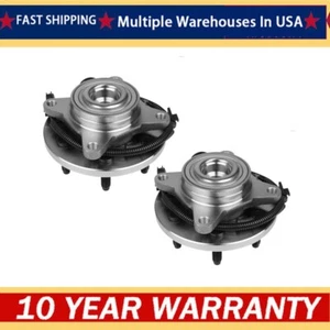 Pair (2) Front Wheel Bearing & Hubs for 2WD 2011 -2014 Ford F150 w/ABS 6-Lugs - Bild 1 von 10