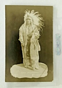 Superb, Tribal Indian Chief Multnomah Photograph, Circa 1905, Original Post Card - Picture 1 of 3