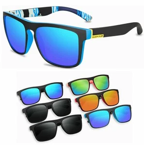 Polarized Sports Sunglasses Men Women Square Cycling Fishing Driving UV400 UK  - Picture 1 of 22