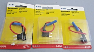 3 LOT-Bussmann BP/HHH-RP ATM Mini Circuit Converter - Add A Circuit ATM Fuse Tap - Picture 1 of 2