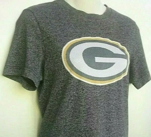 Green Bay Packers Womens Small *Youth large* Majestic NFL grey shirt PACKER LOGO - Foto 1 di 9